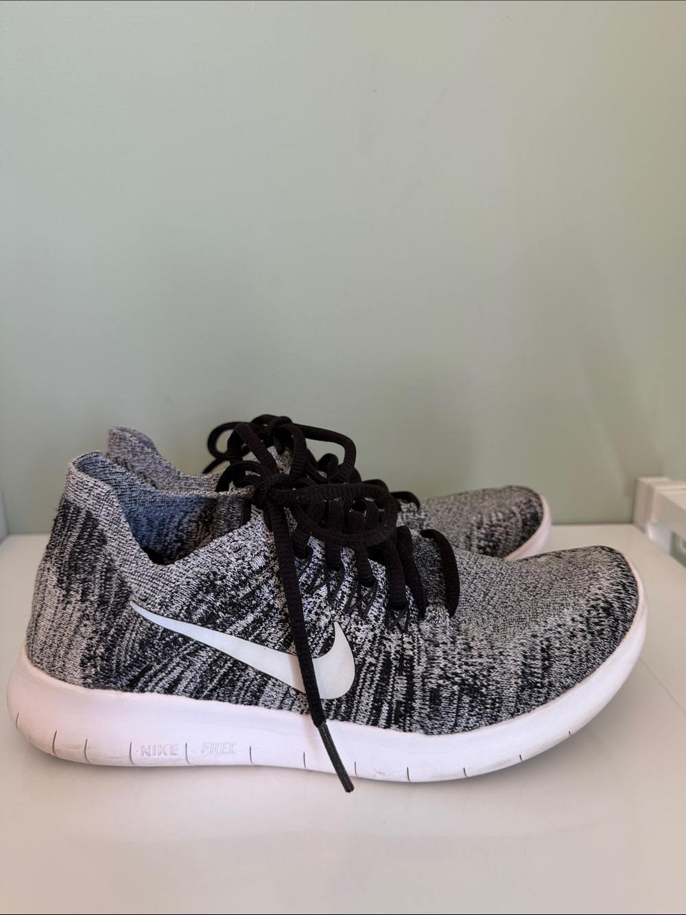 Nike Women’s Black & White Flyknit Sneakers